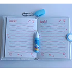 Mini Libreta Con Diseño De Ballena Broche Y Lápiz 11 X 8 Cm 2