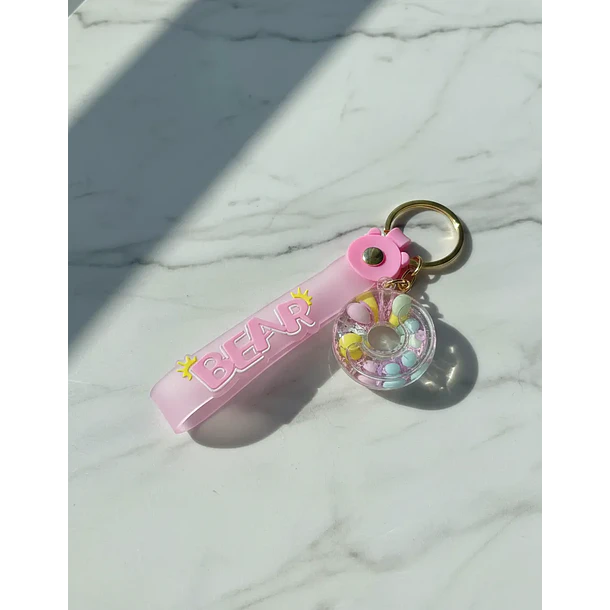 Llavero Diseño De Dona 6 Colores Diferentes 11
