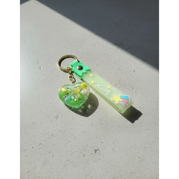 Llavero Diseño De Corazón 6 Colores Diferentes 9