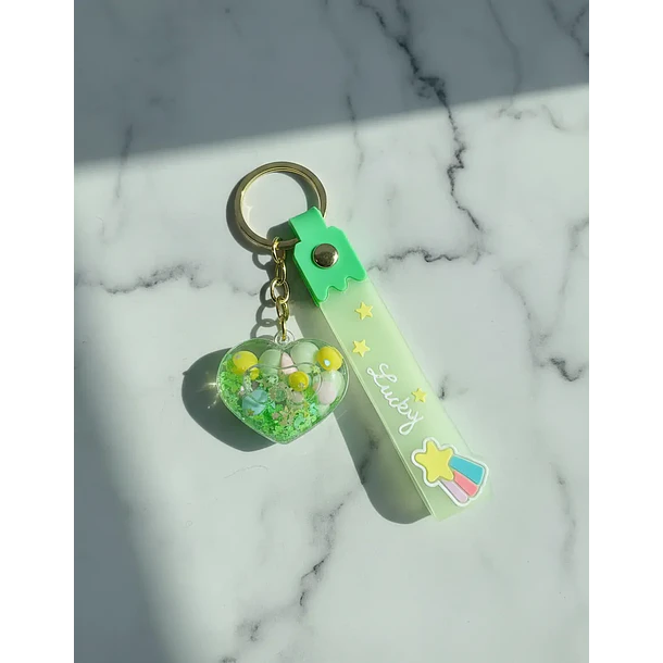 Llavero Diseño De Corazón 6 Colores Diferentes 8