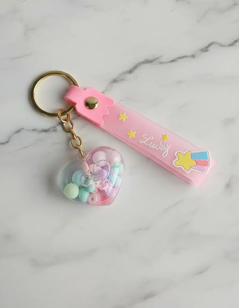 Llaveros Diseño De Corazón 6 Colores Diferentes 3