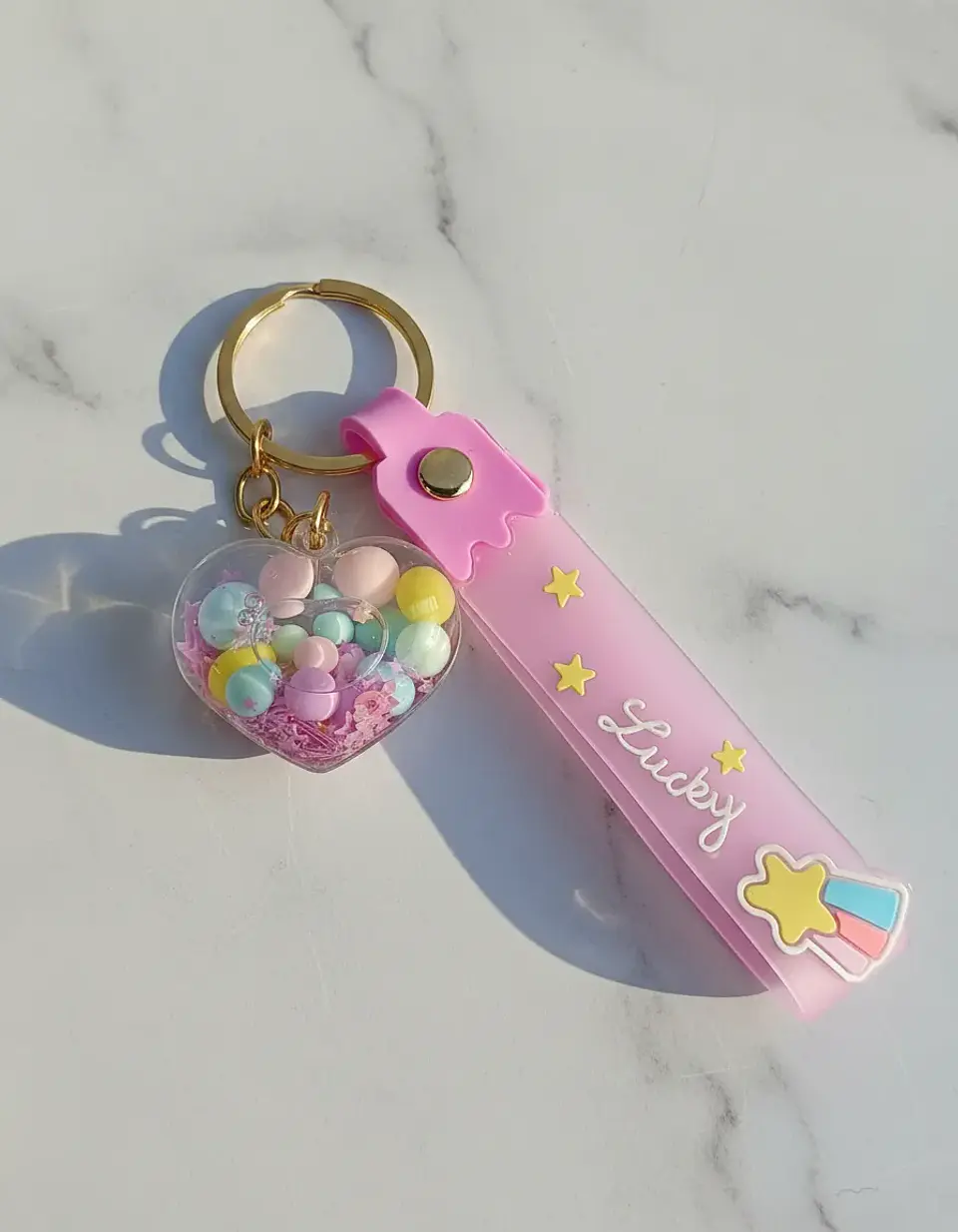 Llaveros Diseño De Corazón 6 Colores Diferentes 15