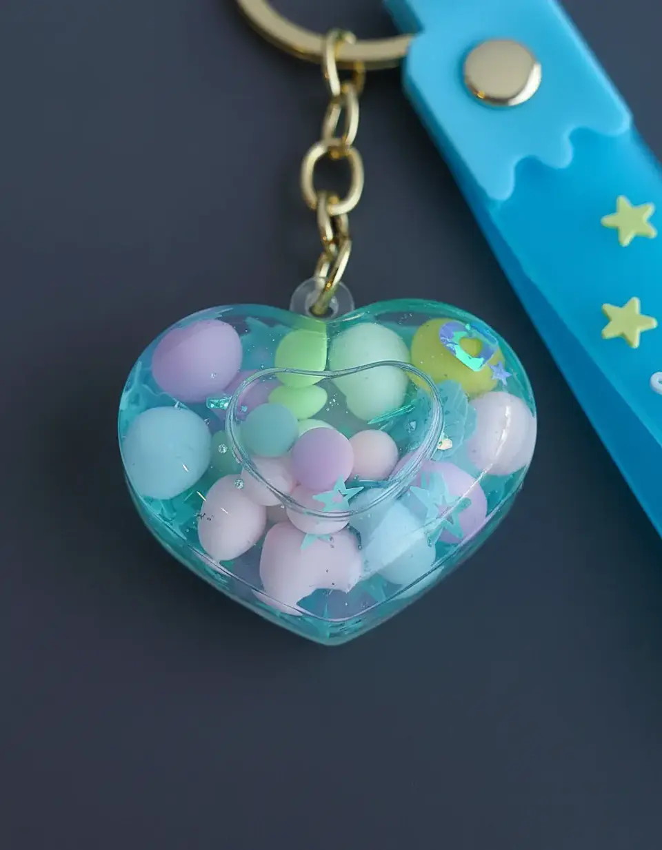 Llaveros Diseño De Corazón 6 Colores Diferentes 17