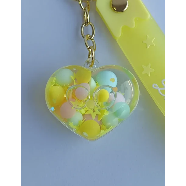 Llavero Diseño De Corazón 6 Colores Diferentes 6