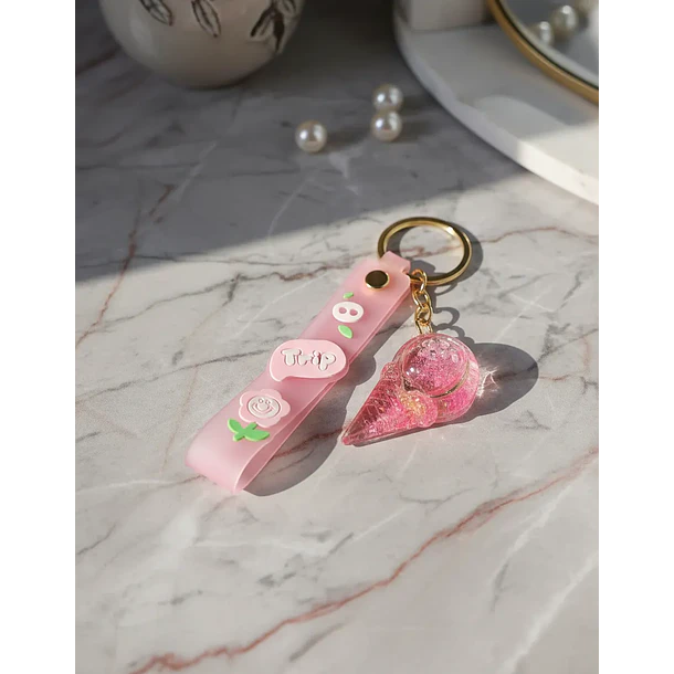 Llavero Diseño De Helado 6 Colores Diferentes 2