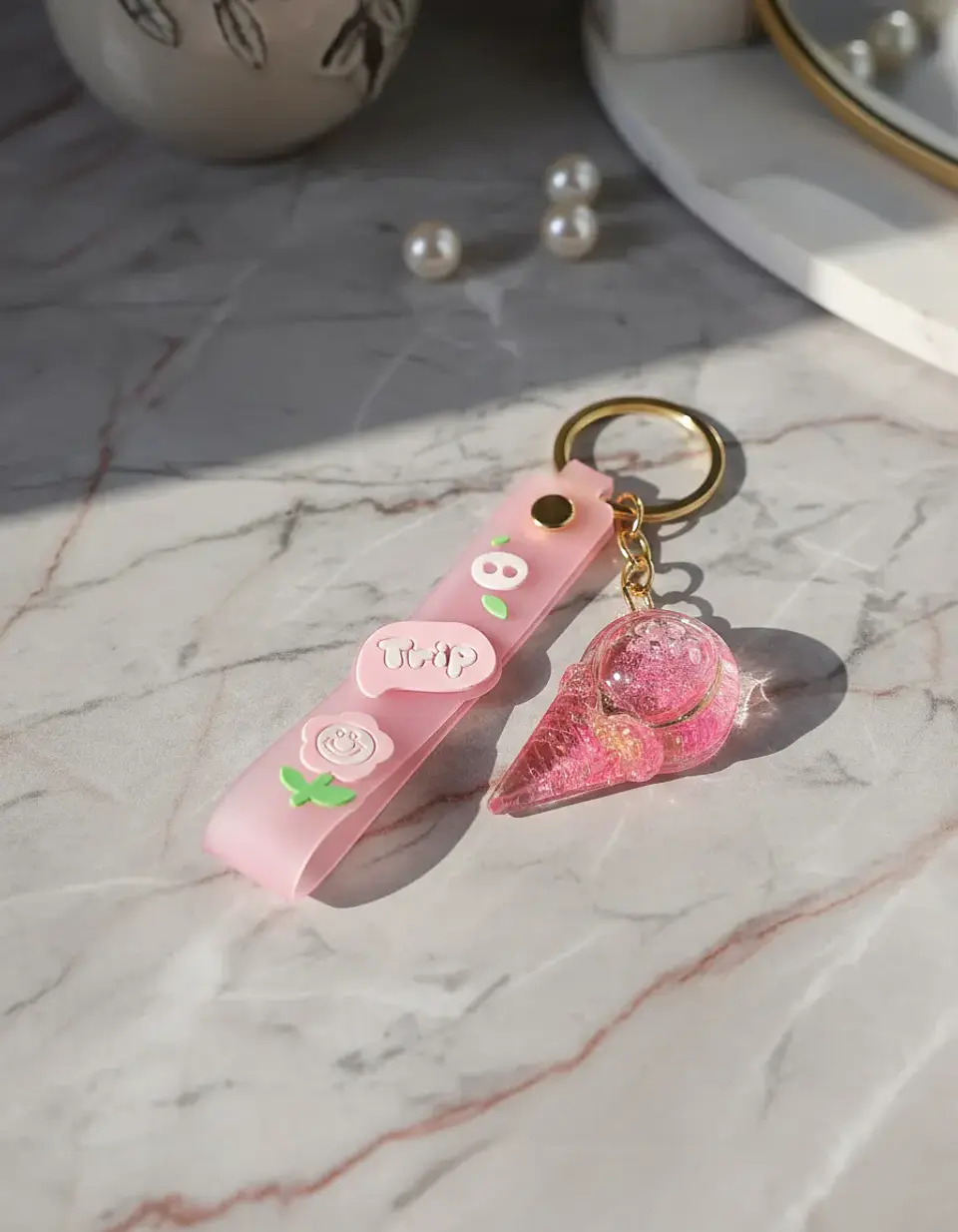 Llaveros Diseño De Helado 6 Colores Diferentes 5