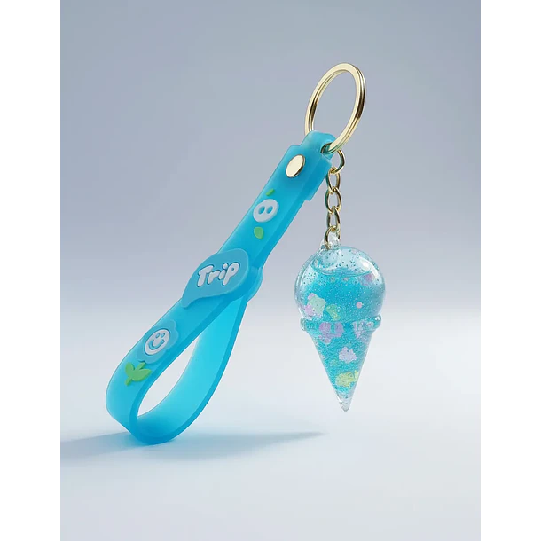 Llavero Diseño De Helado 6 Colores Diferentes 7