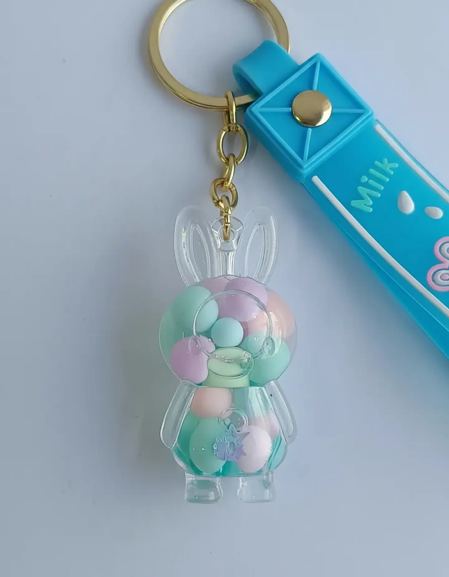 Llaveros Diseño De Conejo 6 Colores Diferentes 14