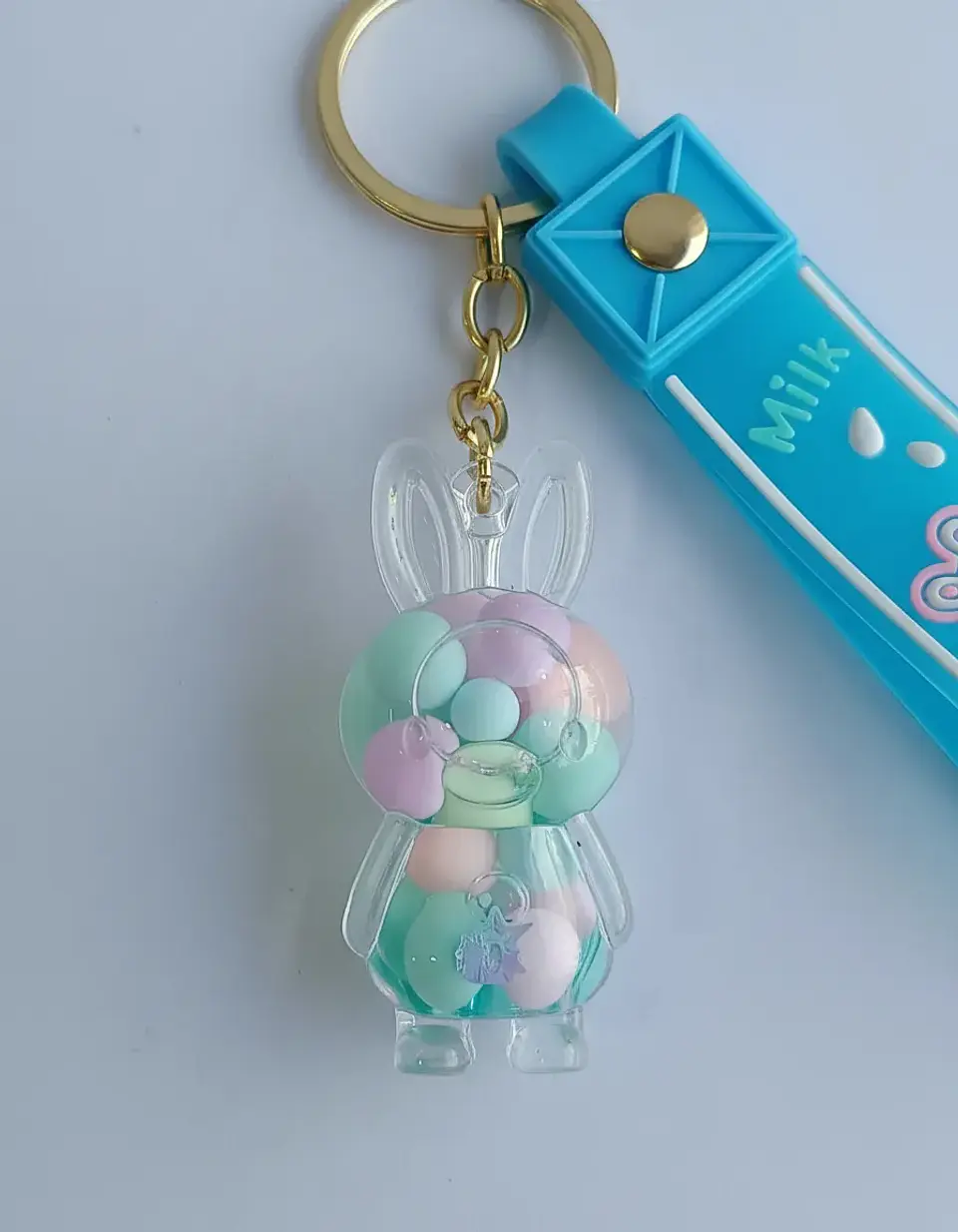 Llaveros Diseño De Conejo 6 Colores Diferentes 14