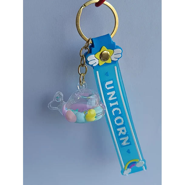 Llavero Diseño De Ballena 6 Colores Diferentes 7