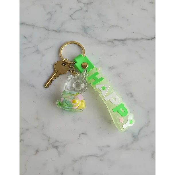 Llavero Diseño De Unicornio 6 Colores Diferentes 5