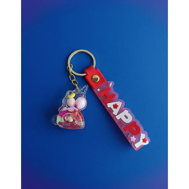 Llavero Diseño De Unicornio 6 Colores Diferentes 10