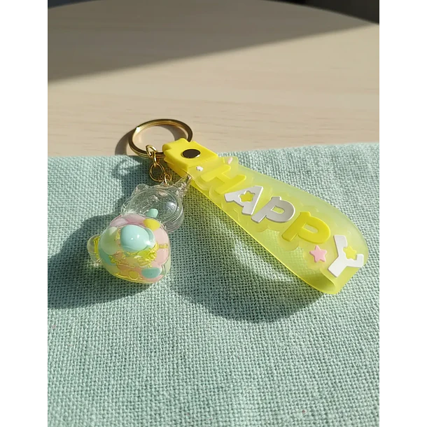 Llavero Diseño De Unicornio 6 Colores Diferentes 16