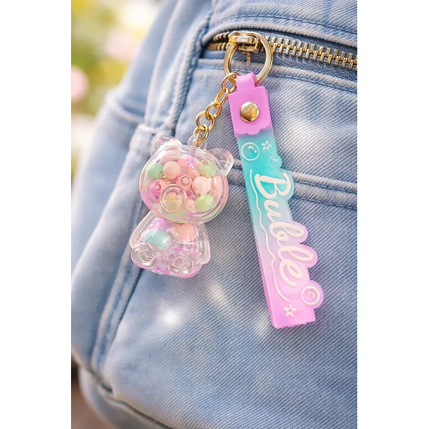 Llavero Diseño De Oso 6 Colores Diferentes 2
