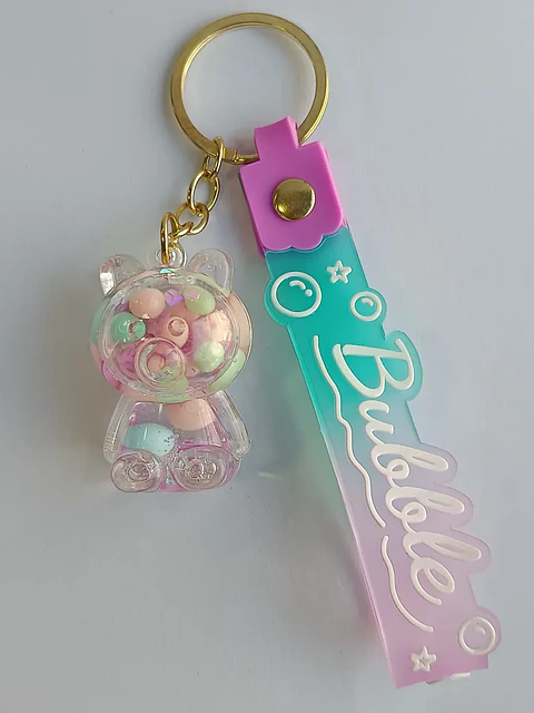 Llavero Diseño De Oso 6 Colores Diferentes