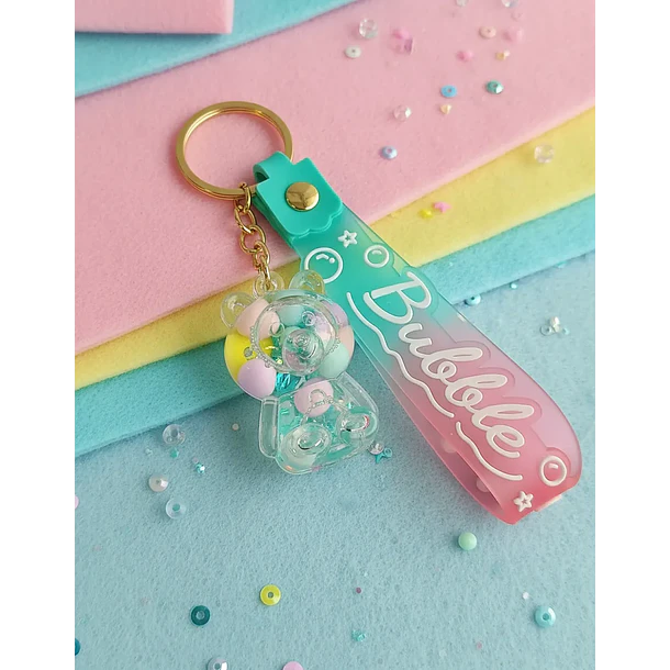 Llavero Diseño De Oso 6 Colores Diferentes 14