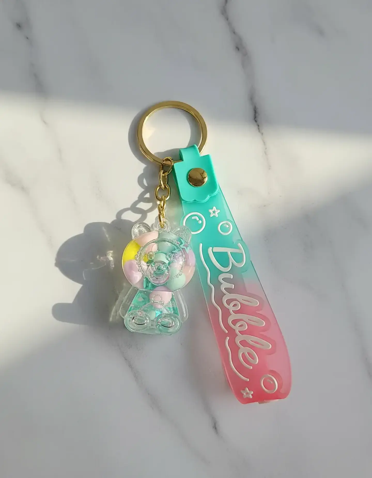 Llaveros Diseño De Oso 6 Colores Diferentes 15