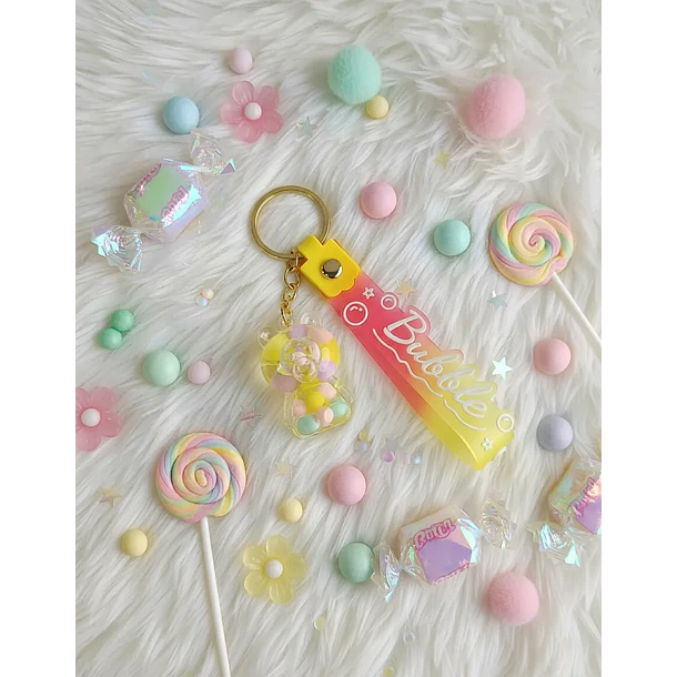 Llavero Diseño De Oso 6 Colores Diferentes 18