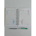 Mini Libreta 3d Diseño De Panda Espiral Y Lápiz 11 X 8 Cm 2