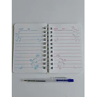 Mini Libreta 3d Diseño Astronauta Espiral Y Lápiz 11 X 8 Cm 2