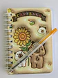 Mini Libreta Con Diseño De Capibara Espiral Y Lápiz 11 X 8 Cm - Miniatura 3