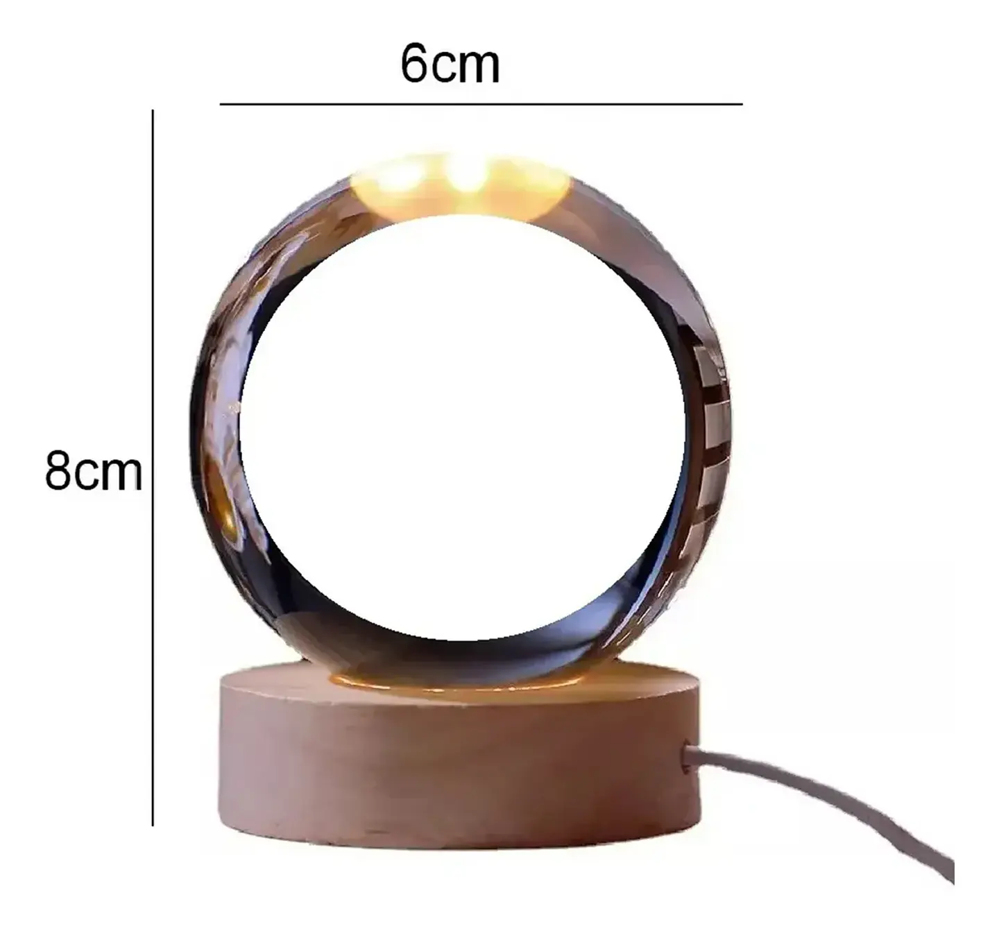 Lámpara Led Bola De Cristal 3D Diferentes Diseños 26