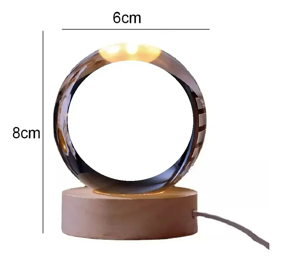 Lámpara Led Bola De Cristal 3D Diferentes Diseños 26