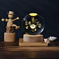 Lámpara Led Bola De Cristal 3D Diferentes Diseños - Miniatura 9