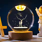 Lámpara Led Bola De Cristal 3D Diferentes Diseños - Miniatura 6