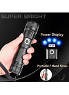 Linterna De Mano Led P50 Xhp50 Usb 