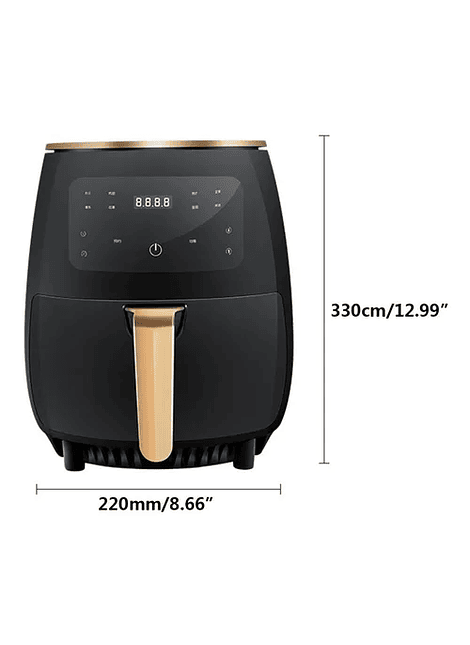 Freidora De Aire Libre Aceite 4.5 L Air Fryer Papas Fritas