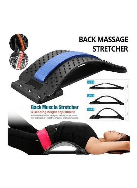 Masajeador Lumbar Estirable Corrector Postura 4 Niveles