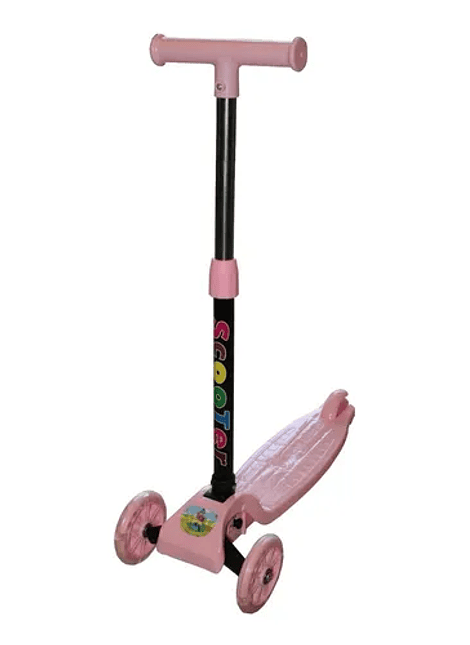 Tri Scooter Led Niños Maxi Ruedas Silicon 