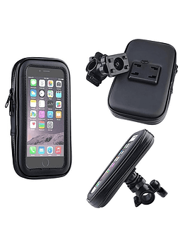 Soporte Porta Celular Impermeable Manillar Bicicleta Moto