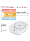 Calentador De Tazas Eléctrico Te Café Chocolate + Taza + Cuchara 