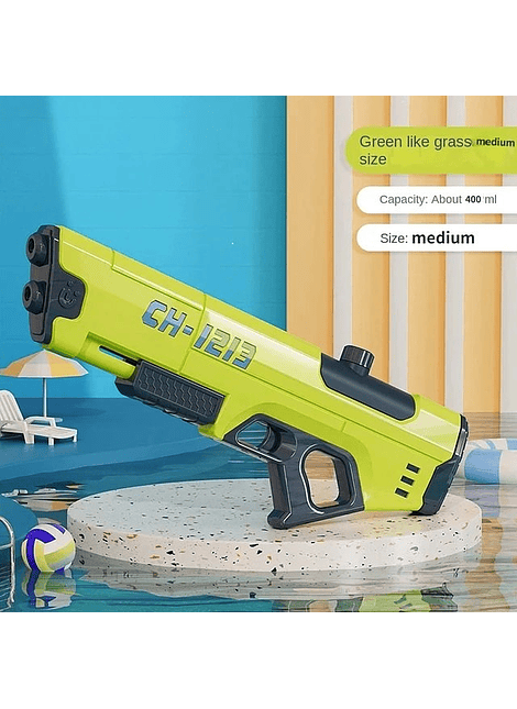 Pistola Lanza Agua Blaster Juguete Doble Tiro