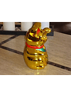 Gato De La Suerte Fortuna Dorado 18 Cm Maneki Neko Feng Shui