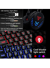 Combo Kit 4x1 Gamer Teclado + Mouse + Audifonos + Mouse Pad