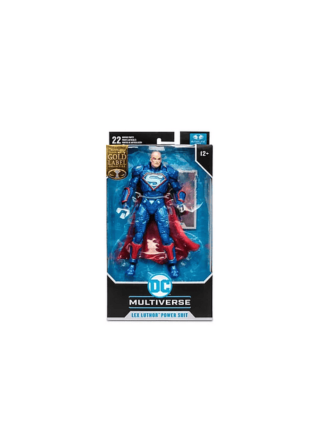 Figura Dc Multiverse Lex Luthor Power Suit Gold Label Juguete