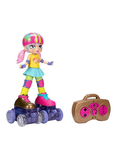 Muñeca Rock N Rollerskate Rainbow Riley Patinaje