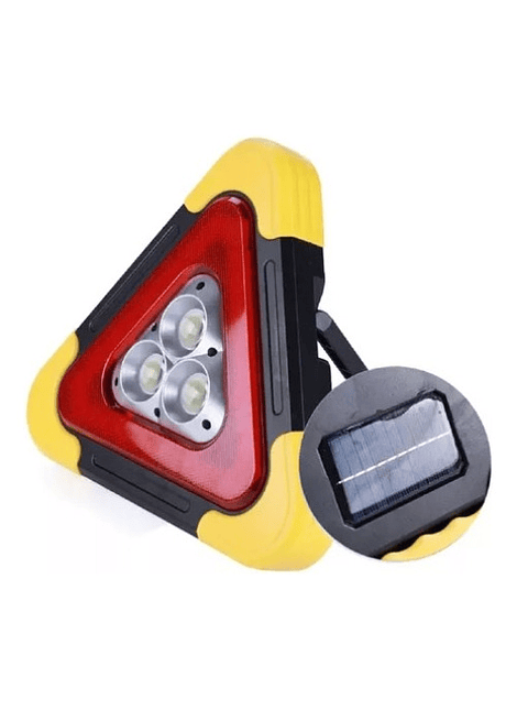 Triangulo Seguridad Led Solar Luces Emergencia Auto