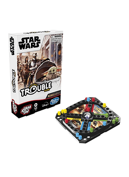 Juego Mesa Hasbro Gaming Trouble Star Wars The Mandalorian