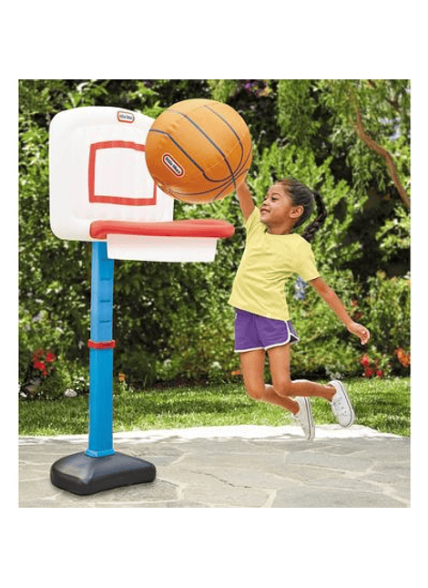 Tablero Basket Little Tikes Ajustable + Pelota Gigante