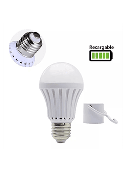 X10 Ampolleta Recargable Led 7w Ampolletas De Emergencia E27