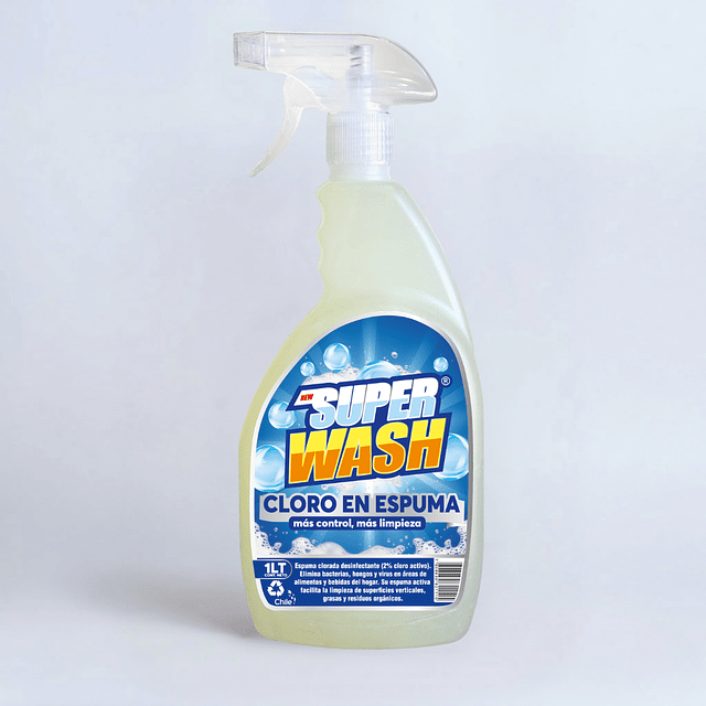 Cloro en espuma 1L