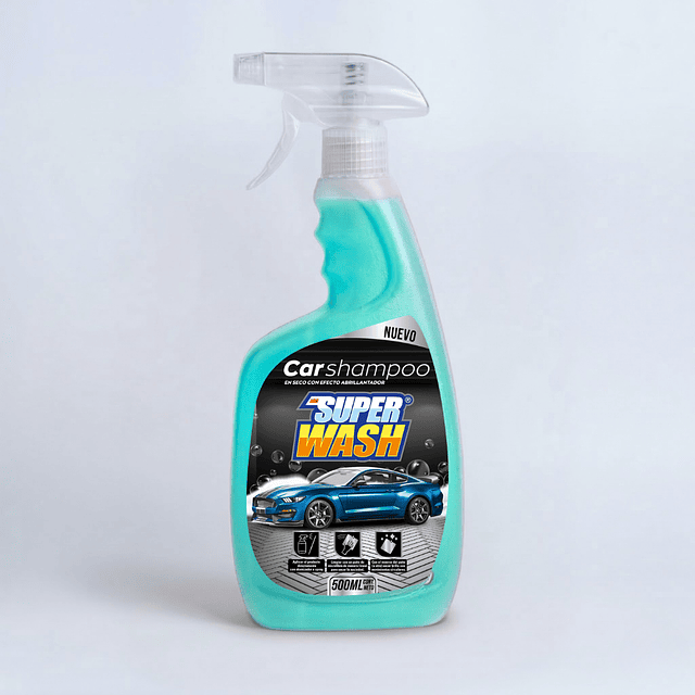 CarShampoo en seco con efecto abrillantador 500 ml