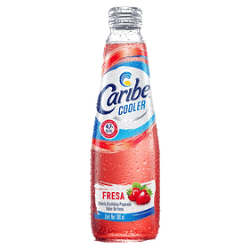 Caribe cooler fresa - botella 300ml