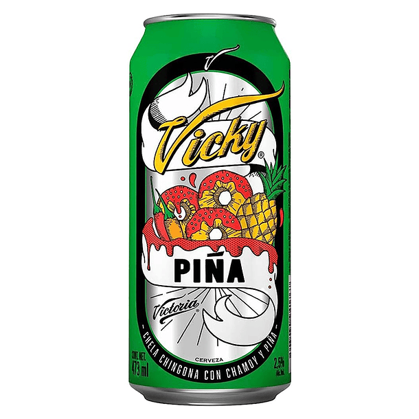 Cerveza Vicky Piña - lata 473ml 