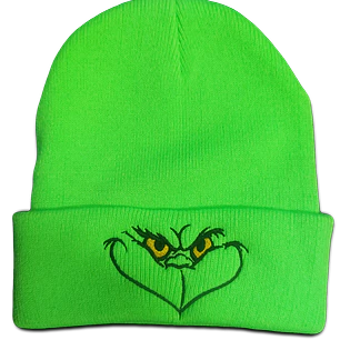 Gorro lana El Grinch
