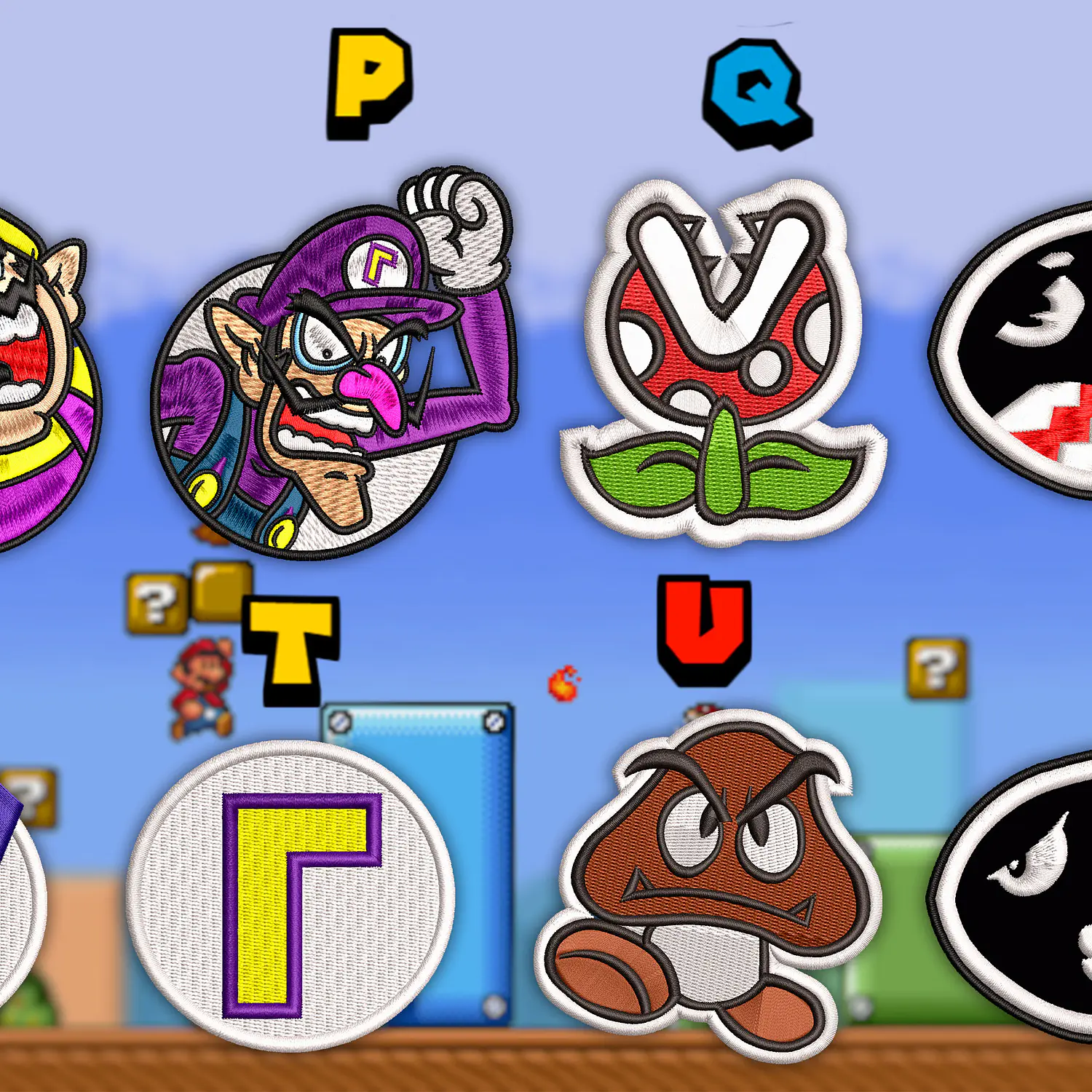 Parche Super Mario por unidad 3